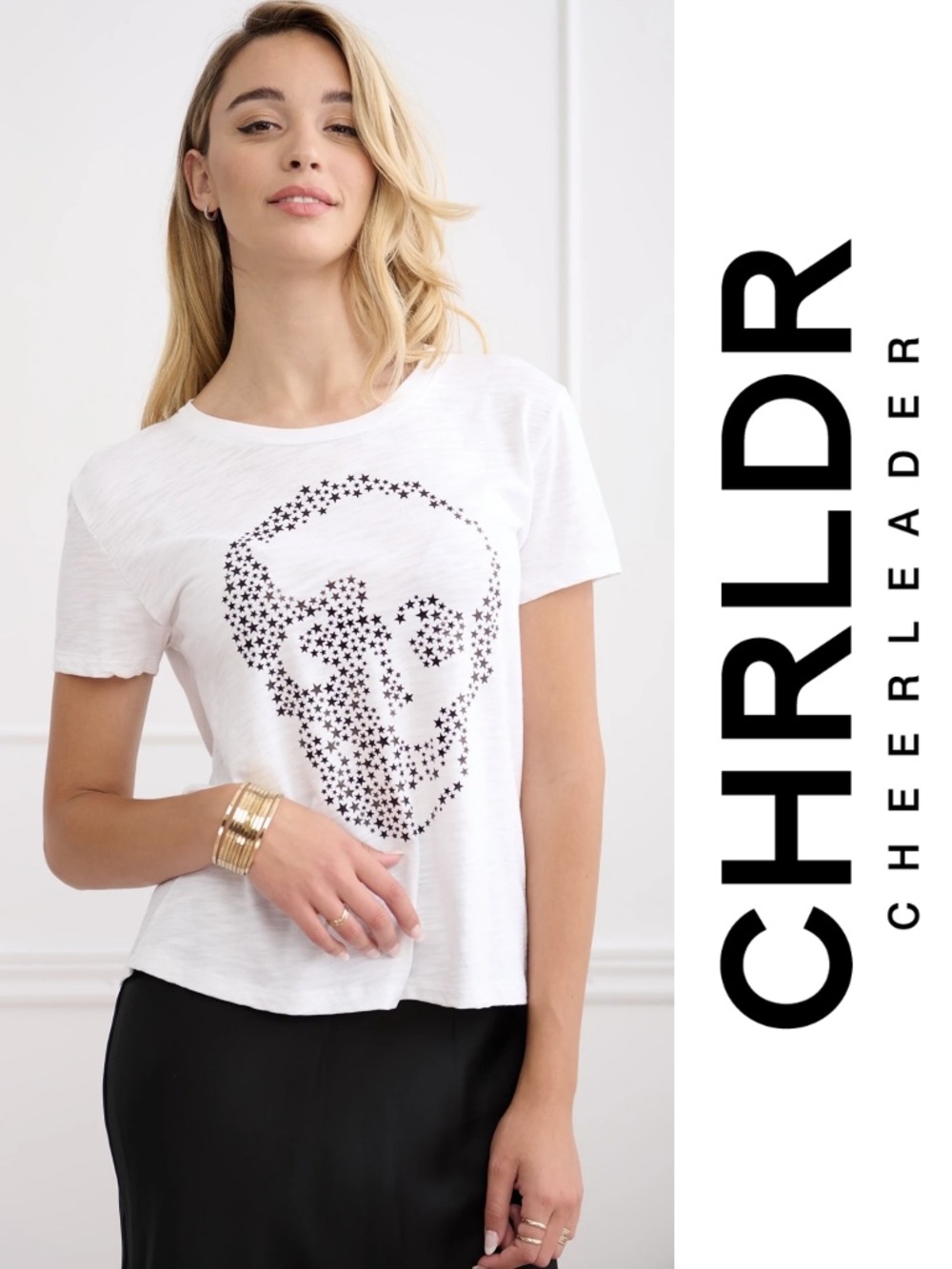 CHRLDR - Random Star Skull T- Shirt